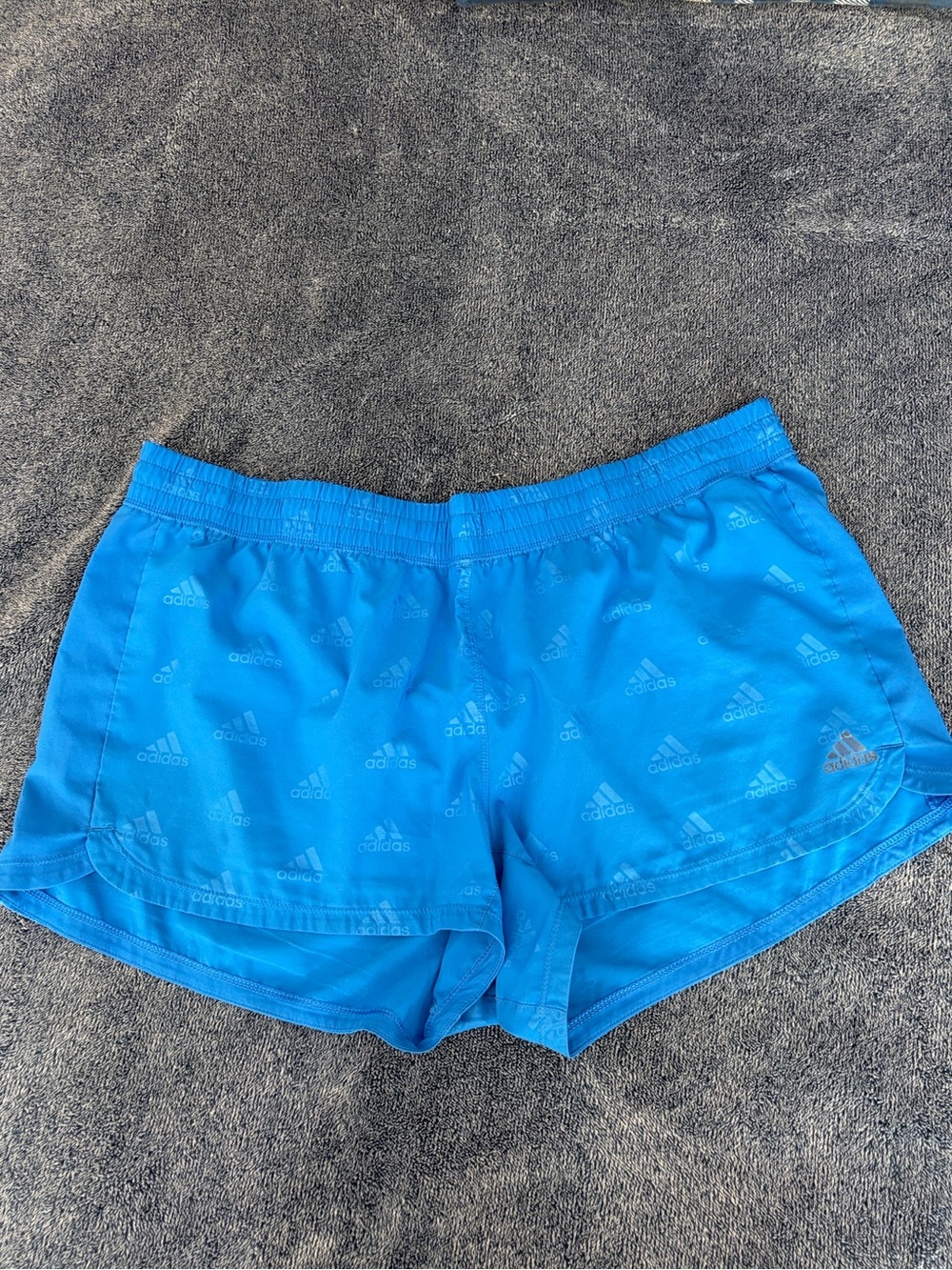 adidas Bright Blue Athletic Shorts Size XL